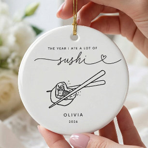 Enfeite de Natal Personalizado para Amantes de Sus