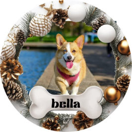 Enfeite de Natal Personalizado para Cachorro