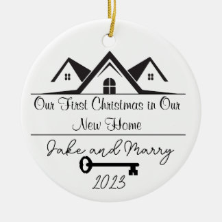 Enfeite de Natal Personalizado para Casa Nova