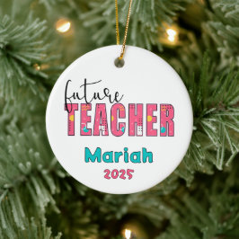 Enfeite de Natal Personalizado para Futuro Profess