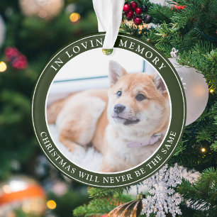 Enfeite de Natal Personalizado Simples de Memorial