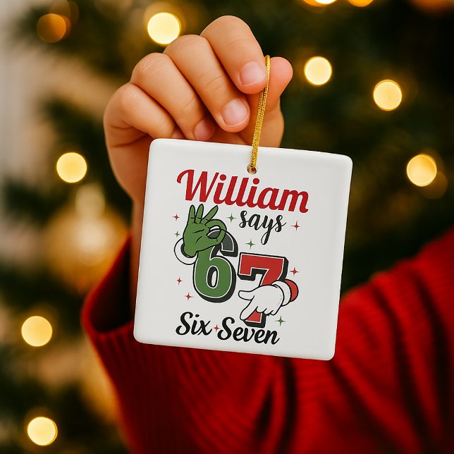Enfeite de Natal Personalizado -William Diz 6•7 (Criador carregado)