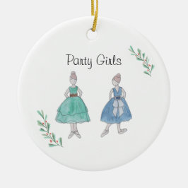 Enfeite de Natal Personalizável das Meninas da Fes