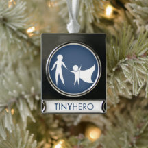 Ornamento Silver Tiny Hero