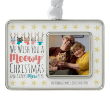 Meowy Christmas Cats + Antlers Holiday Mini Photo