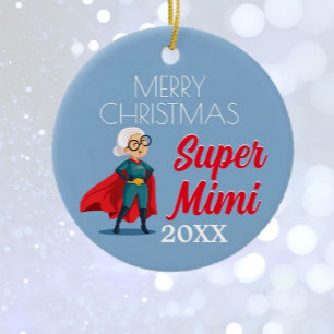 Enfeite de Natal Presente Divertido Super Mimi