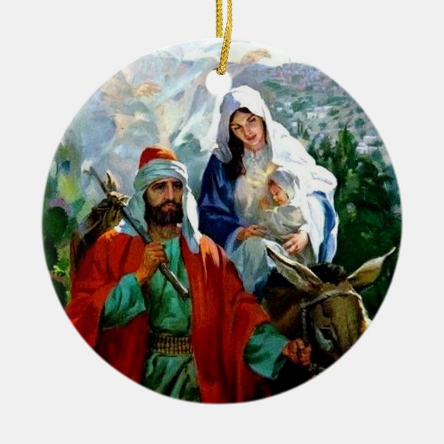 Enfeite de Natal - Religioso (Frente)