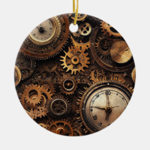 Enfeite de Natal Steampunk Vintage