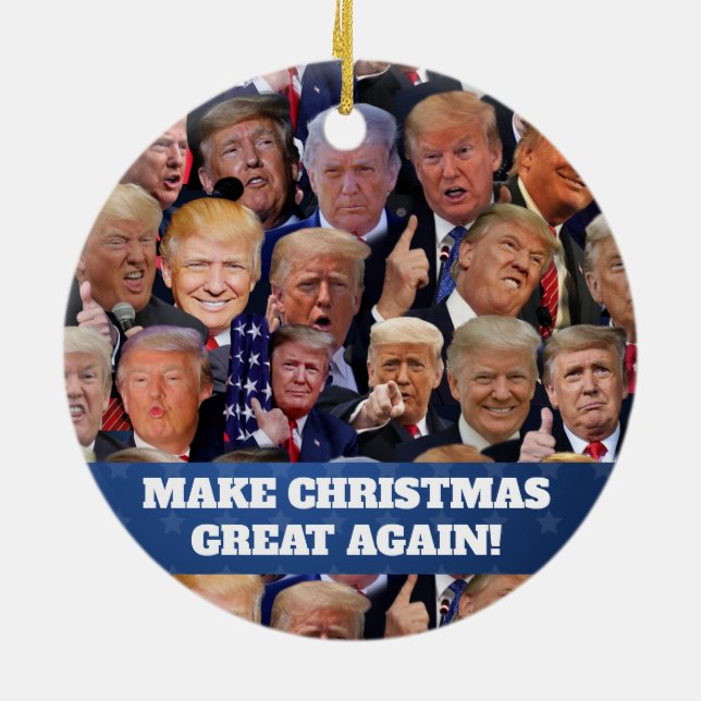 Enfeite de Natal Trump (Traseira)