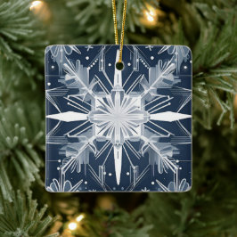 Enfeite de Neve em Art Deco