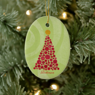 Enfeite de Nome de Família da Árvore de Natal Lemb