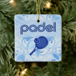 Enfeite de Padel – Vibrações de Azulejo Espanhol e