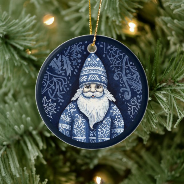 Enfeite de Papai Noel Nórdico (Árvore)
