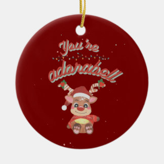 Enfeite de Piada Festiva - Adorável Design de Féri