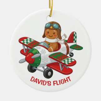 Enfeite de Piloto de Pão de Mel Personalizado