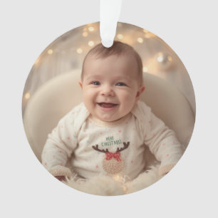 Enfeite de Primeiro Natal do Bebê
