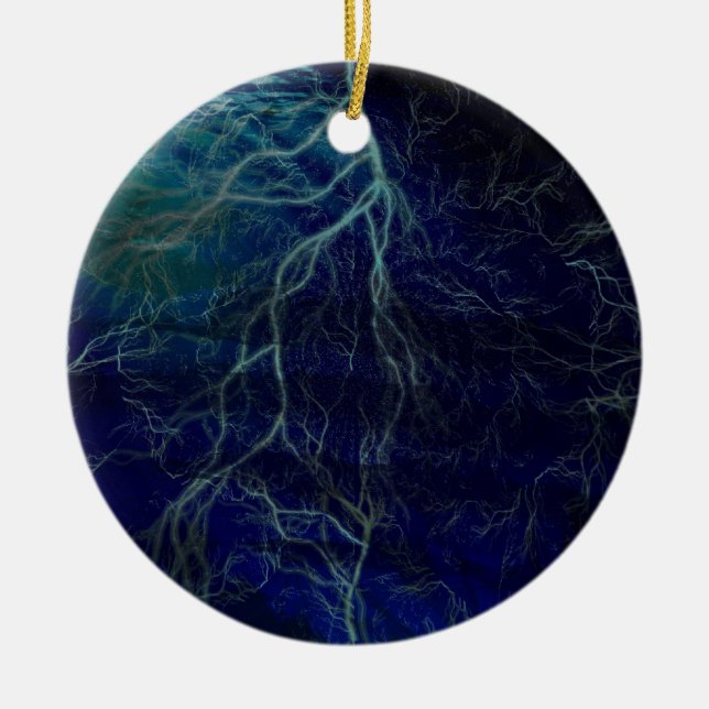 Enfeite de Relâmpago Elétrico (Frente)