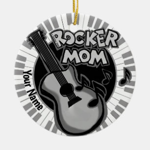 Enfeite de Rocker Mom
