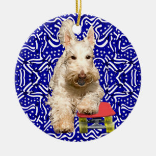Enfeite de skate Wheaten Scottie