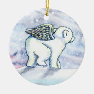 Enfeite de Ursinho Polar Pequeno
