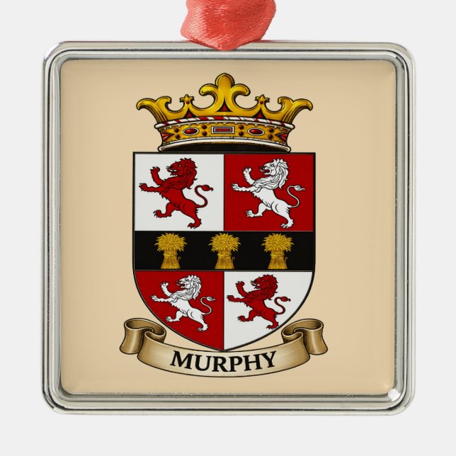 Enfeite do Brasão de Armas da Família Murphy (Frente)