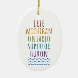 Enfeite do Estado da Luva dos Grandes Lagos Michig