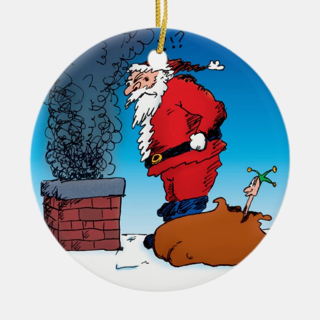 Enfeite Duende de Natal (Frente)