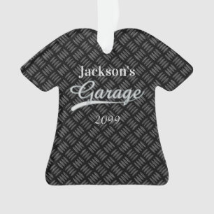 Enfeite em forma de camisa Gray Garage