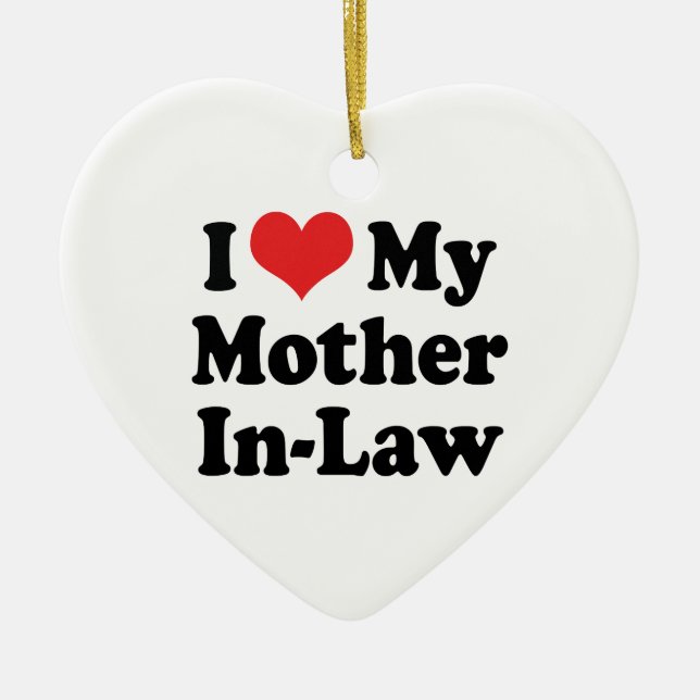 Enfeite Eu Amo Minha Sogra (Frente)