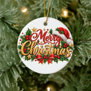 Enfeite Feliz Natal