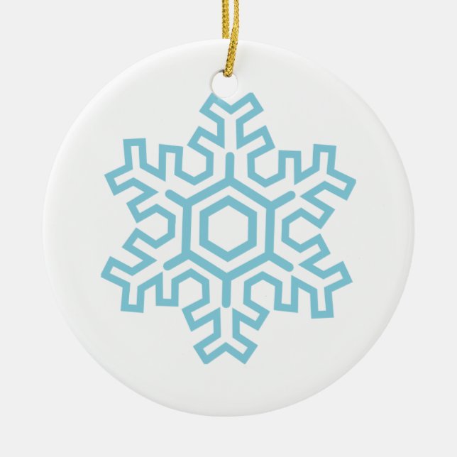 Enfeite Floco de Neve 1 (Personalizar) (Frente)