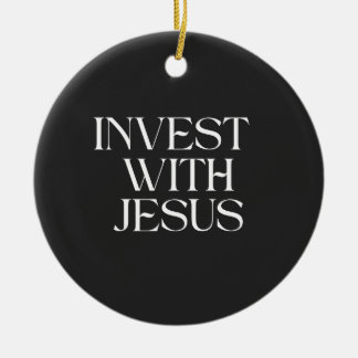 Enfeite Invista em Jesus