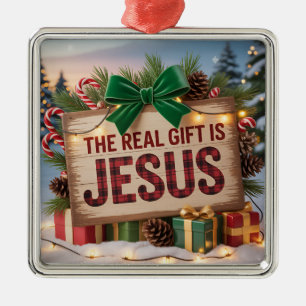 Enfeite Jesus Presente Real