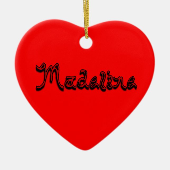 Enfeite Madeline (Frente)