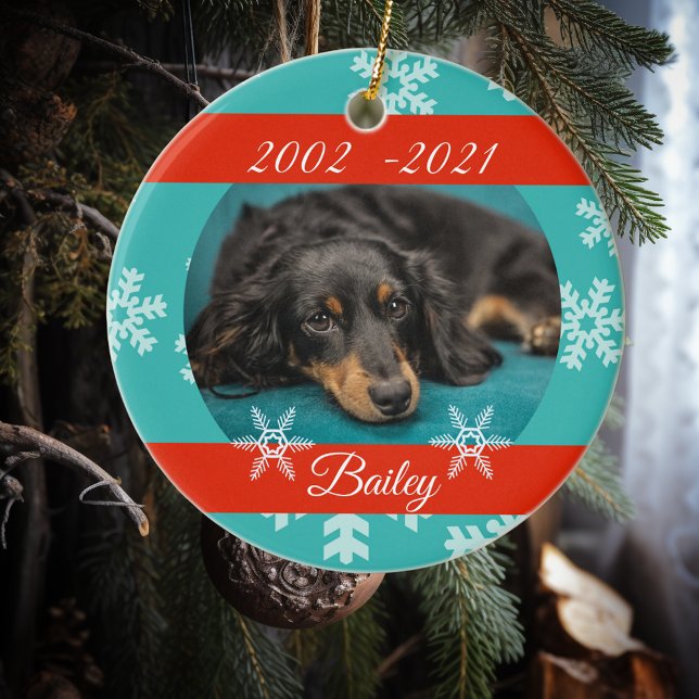 Enfeite Memorial de Natal para Cachorro Gato (Criador carregado)