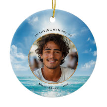 Enfeite Memorial Personalizado Céu Azul