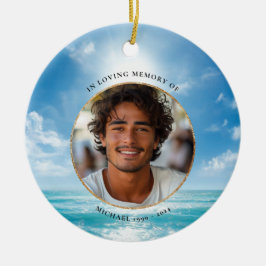 Enfeite Memorial Personalizado Céu Azul