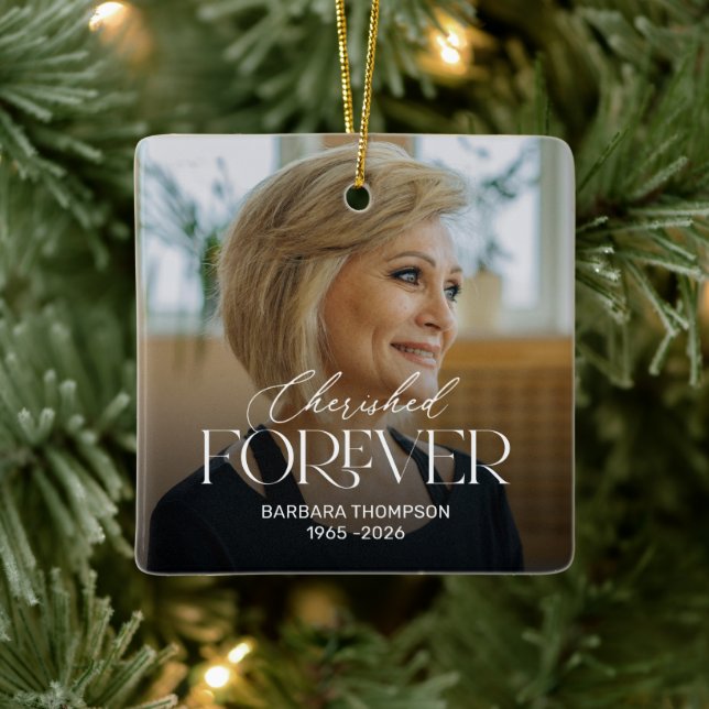 Enfeite Memorial Personalizado Para Sempre (Árvore)