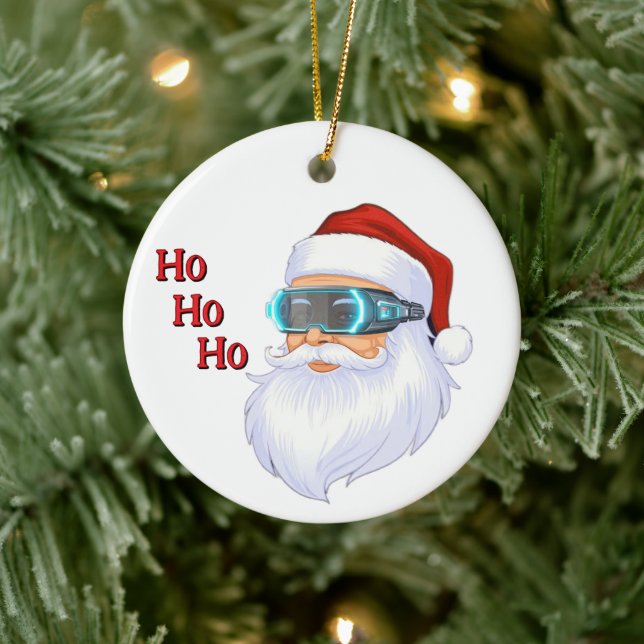 Enfeite Natalino Alegre do Papai Noel (Árvore)