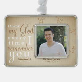 Enfeite Natalino Preateado Com Foto Foto e memorial da escritura