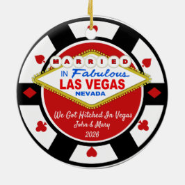 Enfeite Nós Casamos em Vegas 2026
