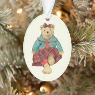 Enfeite Oval em Acrílico da SRA. URSO