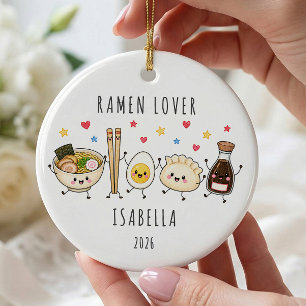 Enfeite Personalizado Amante de Ramen