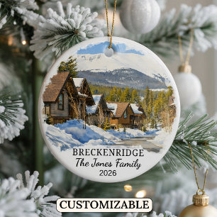Enfeite Personalizado Breckenridge Colorado Custom