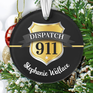 Enfeite Personalizado Crachá de Despacho 911