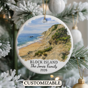 Enfeite Personalizado da Ilha Block, Rhode Island