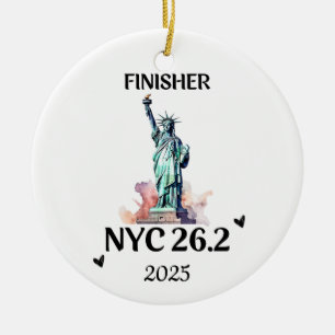 Enfeite Personalizado da Maratona de Nova York 202