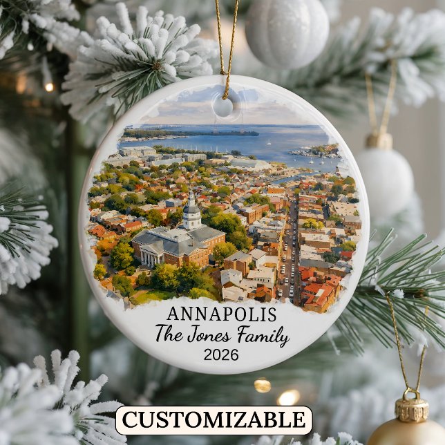 Enfeite Personalizado de Annapolis, Maryland Perso (Criador carregado)