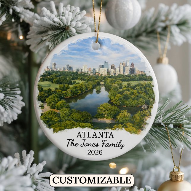 Enfeite Personalizado de Atlanta, Geórgia Personal (Criador carregado)
