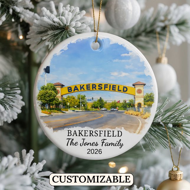 Enfeite Personalizado de Bakersfield, Califórnia (Criador carregado)